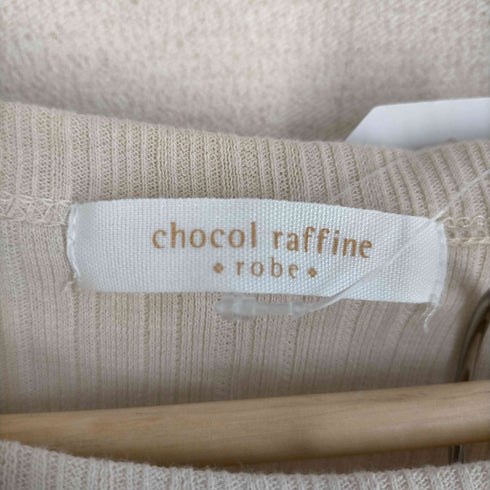 ショコラフィネローブ chocol raffine robe ランダムリブショートBOXプルオーバー ランダムリブタイトスカート レディース FREE